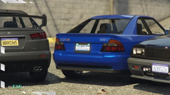 matrícula personalizada em GTA Online