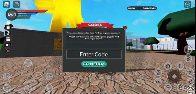 Códigos activos Boku No Roblox Remastered