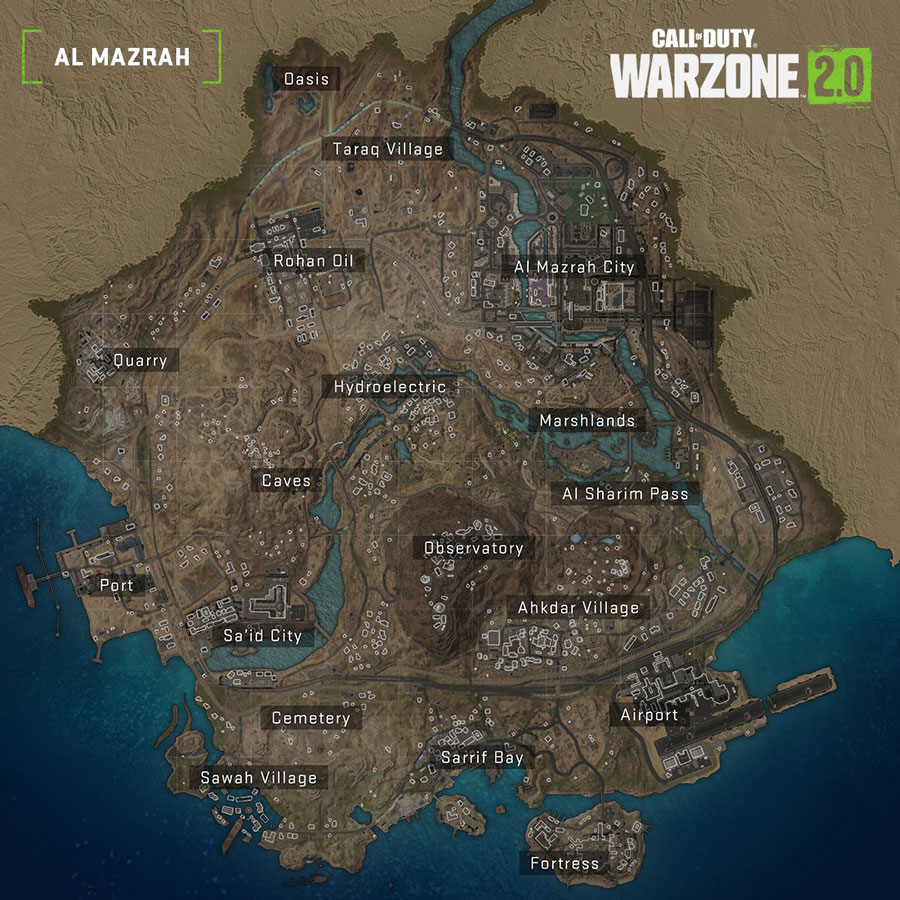 Warzone 2 Map Al Mazrah 1