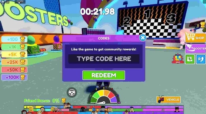 Códigos activos Max Speed