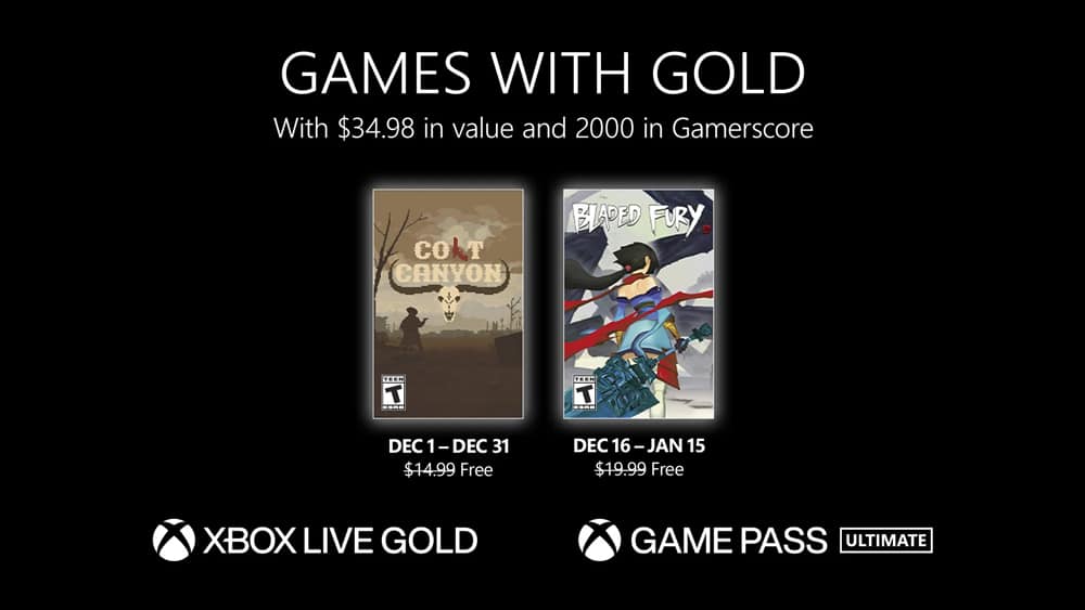 xbox games with gold diciembre 2022