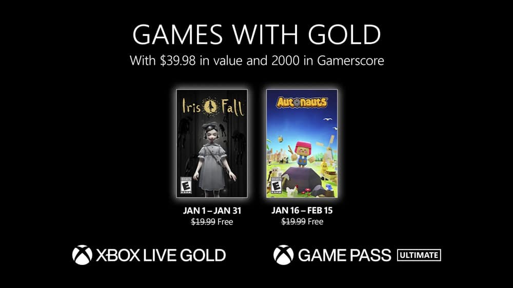 xbox live gold enero 2023 juegos revelados