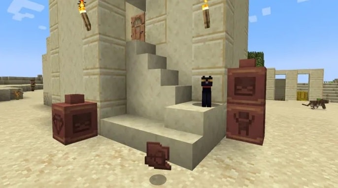 Suspicious Sand em Minecraft