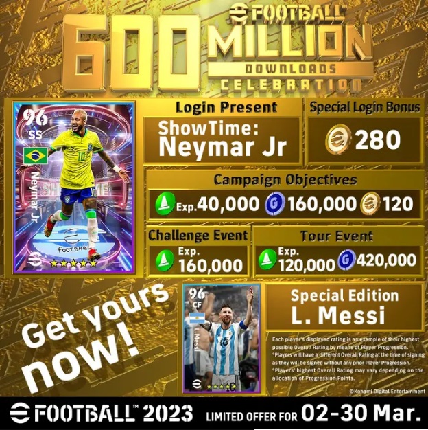 Konami oferece carta 96