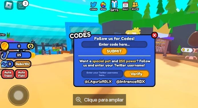 Códigos activos Fishing Frenzy Simulator