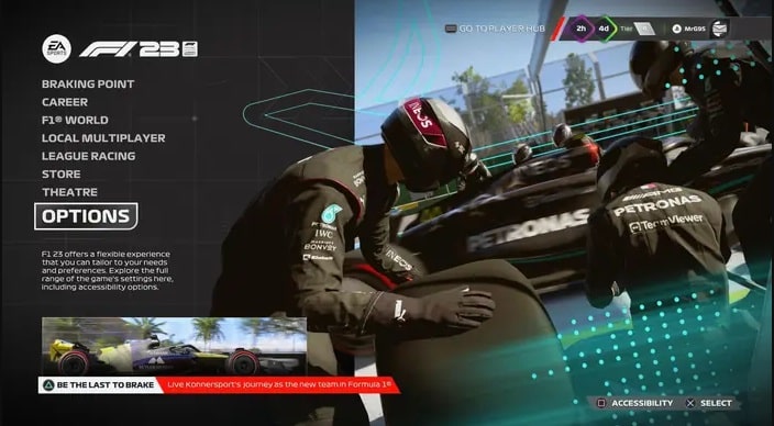 Como activar cross play em F1 23