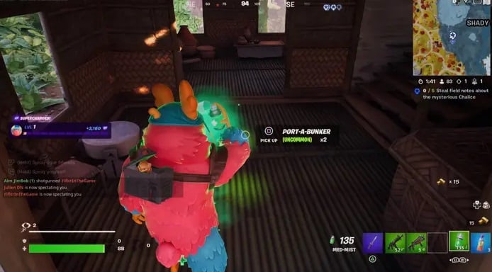 Como encontrar chamas em Fortnite 1