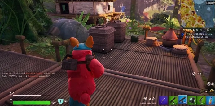 Como encontrar chamas em Fortnite