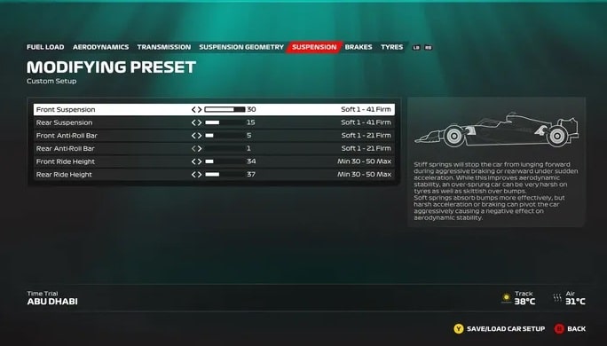 F1 23 Configuração Abu Dhabi 4