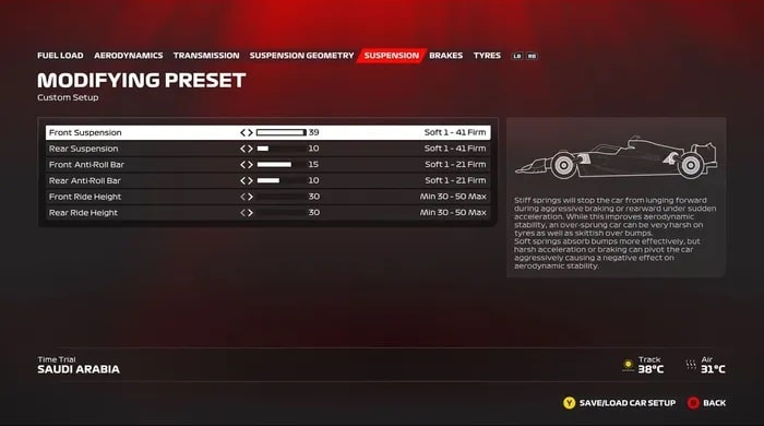 F1 23 Configuração Arábia Saudita 3