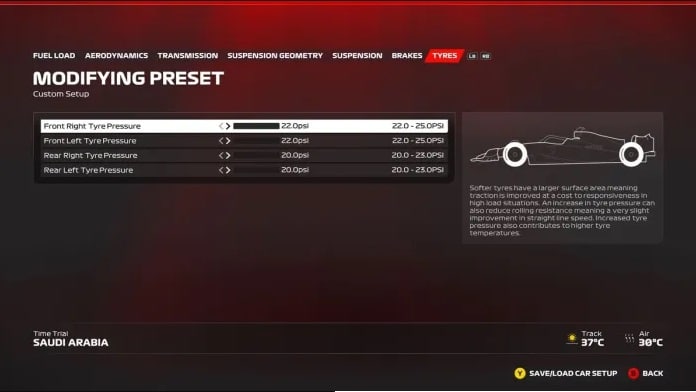 F1 23 Configuração Arábia Saudita 5