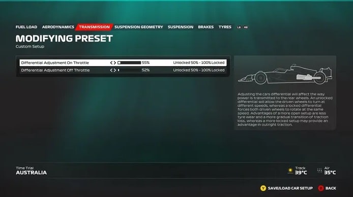 F1 23 Configuração Austrália 1