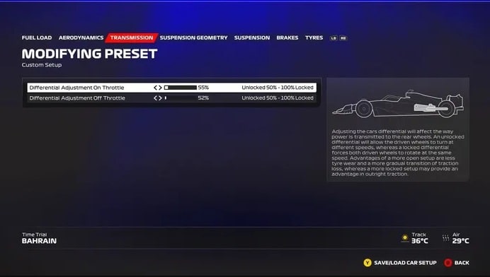 F1 23 Configuração Bahrain 1