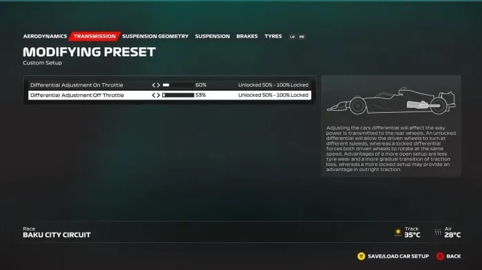 F1 23 Configuração Baku 1