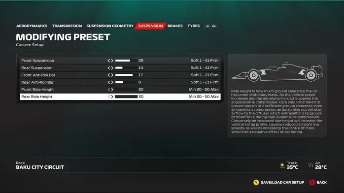 F1 23 Configuração Baku 3