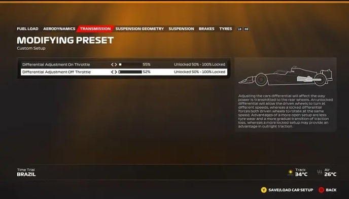 F1 23 Configuração Brasil 1