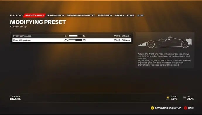 F1 23 Configuração Brasil