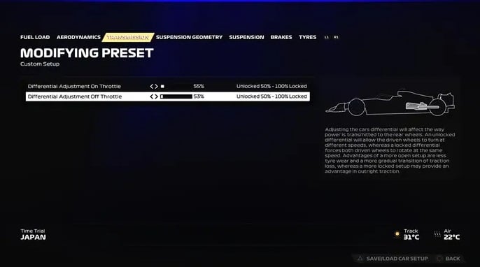 F1 23 Configuração Japão 2