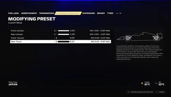 F1 23 Configuração Japão 3