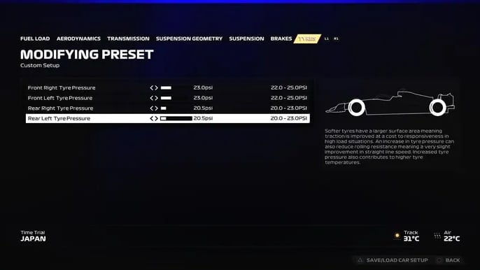 F1 23 Configuração Japão 6