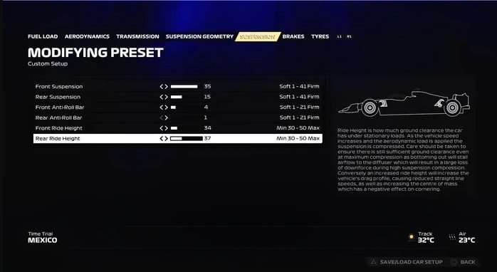 F1 23 Configuração México 4