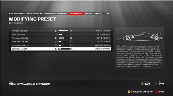 F1 23 Configuração Miami 3