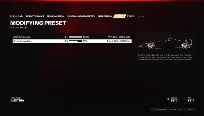 F1 23 Configuração Áustria 4