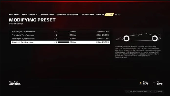 F1 23 Configuração Áustria 5