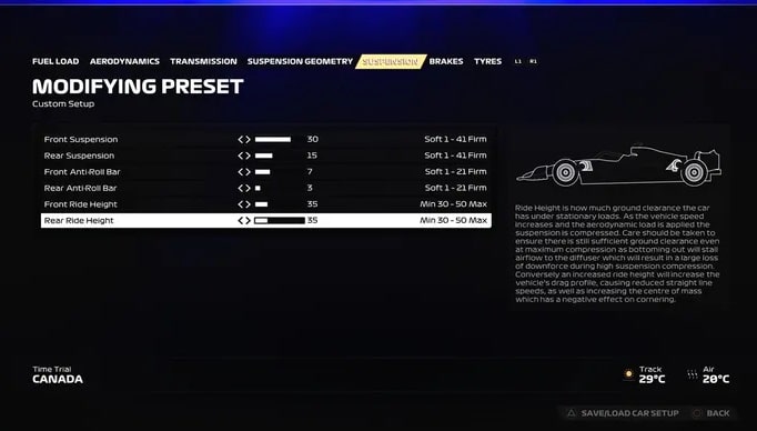 F1 23 Configuração Canada 4