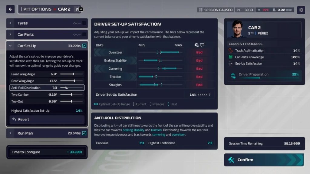 Guia de configurações F1 Manager 2023 2