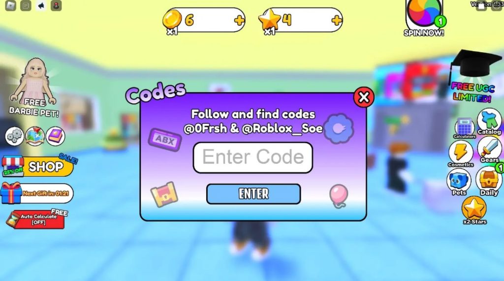 Códigos Math Wall Simulator