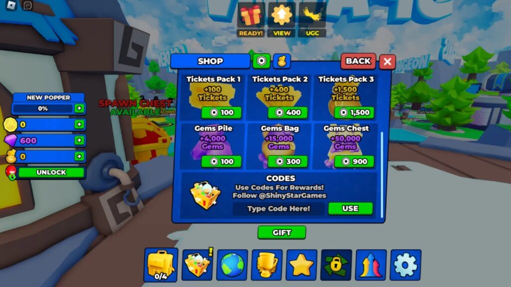 Codigos Popping Simulator