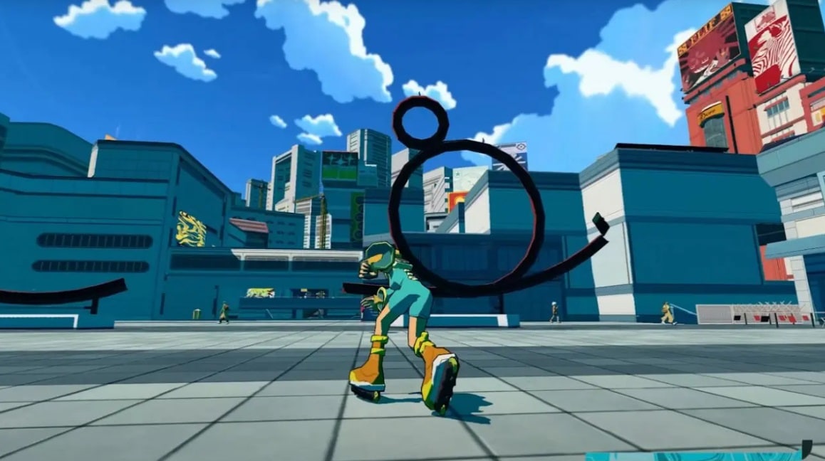 Locais Cartões do Mapa Bomb Rush Cyberfunk